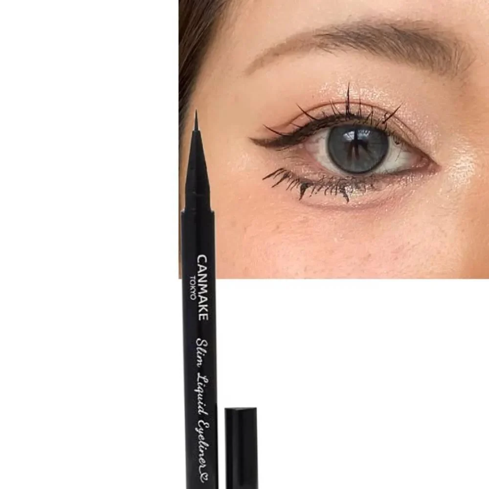 Canmake Lasting Liquid Liner Ultra-Fine Tip Eyeliner - Black - Image 3