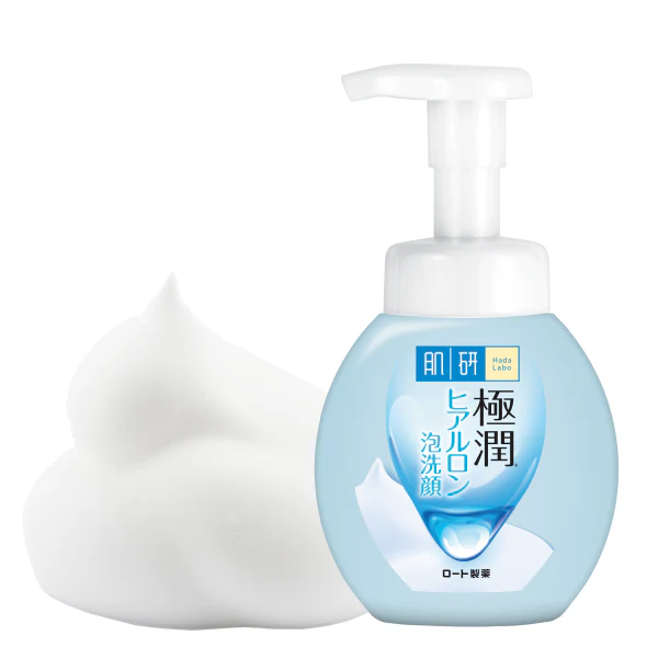 Hada Labo Gokujyun Hyaluronic Acid Foaming Face Wash 160ml - Image 2